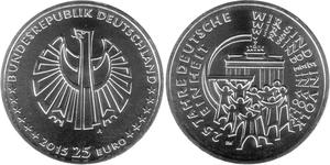 25 Euro Allemagne (1990 - ) Argent 