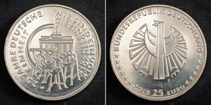 25 Euro Allemagne (1990 - ) Argent 