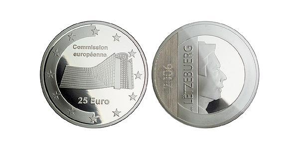 25 Euro Lussemburgo Argento 