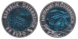 25 Euro Republik Österreich (1955 - ) Bimetall 