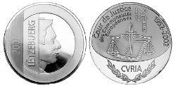 25 Euro Luxemburgo Plata 