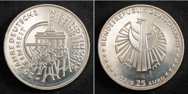 25 Euro Federal Republic of Germany (1990 - ) Silver 