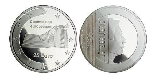 25 Euro Luxembourg Silver 