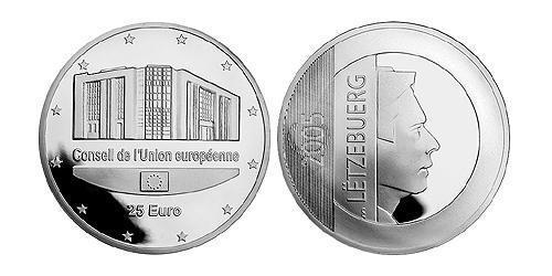 25 Euro Lussemburgo  