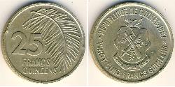25 Franc Guinea Ottone 