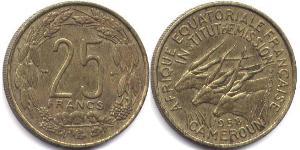 25 Franc Camerun  