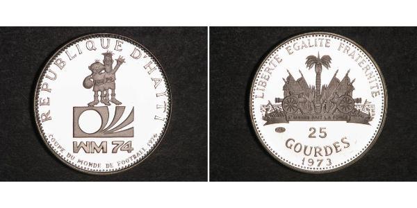 25 Gourde Haïti Argent 