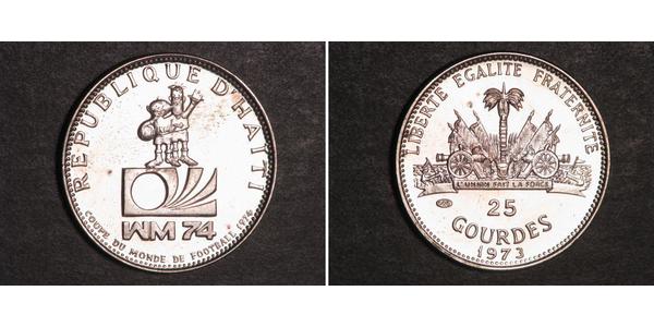 25 Gourde Haïti Argent 