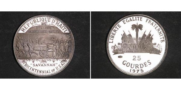 25 Gourde Haïti Argent 
