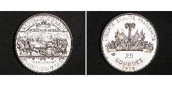 25 Gourde Haiti Argento 