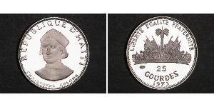 25 Gourde Haiti Silber 