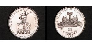 25 Gourde Haiti Silber 