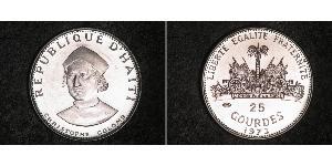 25 Gourde Haiti Silber 