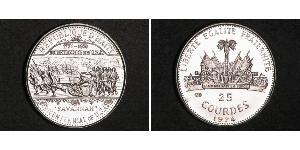 25 Gourde Haiti Silber 