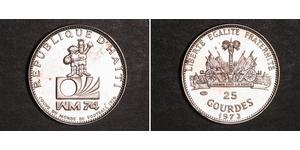 25 Gourde Haiti Silber 