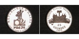 25 Gourde Haiti Silber 