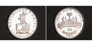 25 Gourde Haiti Silber 