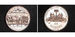 25 Gourde Haiti Silber 