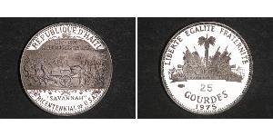 25 Gourde Haiti Silber 