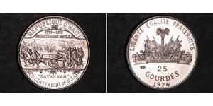 25 Gourde Haiti Silber 