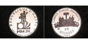 25 Gourde Haiti Silver 