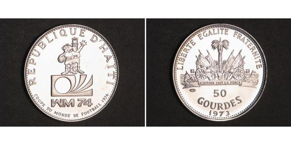 25 Gourde Haiti Silver 