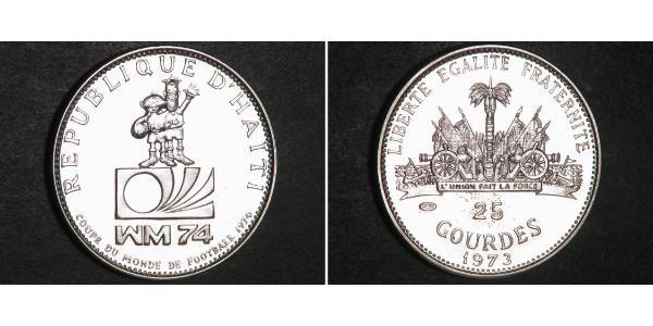 25 Gourde Haiti 銀 
