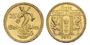 25 Gulden Gdansk (1920-1939) Gold 