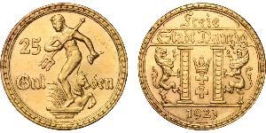 25 Gulden Gdansk (1920-1939) Gold 