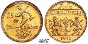 25 Gulden Gdansk (1920-1939) Gold 