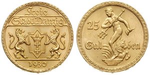 25 Gulden Gdansk (1920-1939) Or 