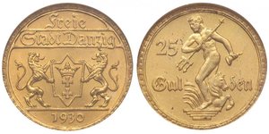 25 Gulden Gdansk (1920-1939) Or 