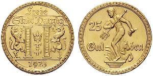 25 Gulden Gdansk (1920-1939) Or 