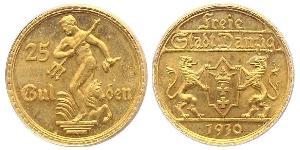 25 Gulden Gdansk (1920-1939) Or 