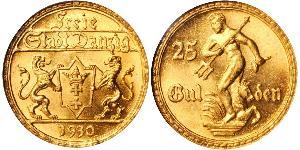 25 Gulden Gdansk (1920-1939) Oro 