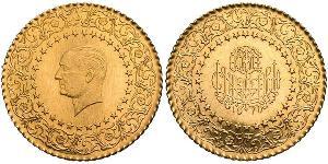 25 Kurush Turkey (1923 - ) Gold Kemal Ataturk