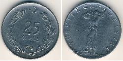 25 Kurush Türkei (1923 - ) Kupfer/Nickel 