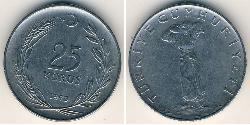 25 Kurush Turquía (1923 - ) Níquel/Cobre 