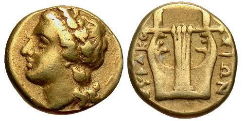 25 Litrai Grecia antica (1100BC-330) Elettro 