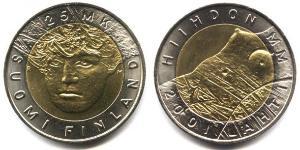 25 Mark Finnland (1917 - ) Bimetall 