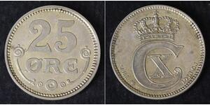 25 Ore Danemark Argent 