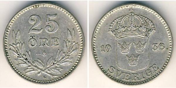 25 Ore Svezia Argento 