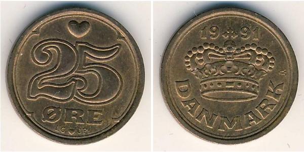 25 Ore Denmark Bronze 