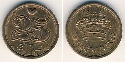 25 Ore Danimarca Bronzo 