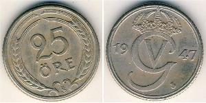 25 Ore Svezia Bronzo/Nichel 