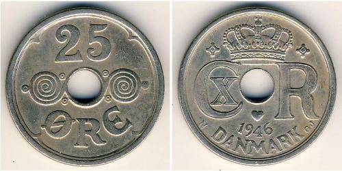 25 Ore Denmark Copper/Nickel 