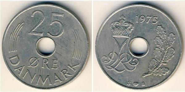 25 Ore Denmark Copper/Nickel 
