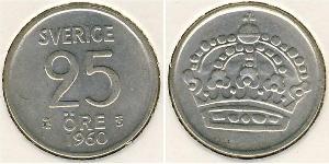 25 Ore Sweden Copper/Nickel 