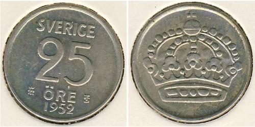 25 Ore Sweden Copper/Nickel 