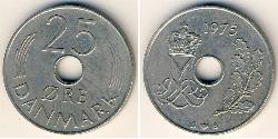 25 Ore Danemark Cuivre/Nickel 